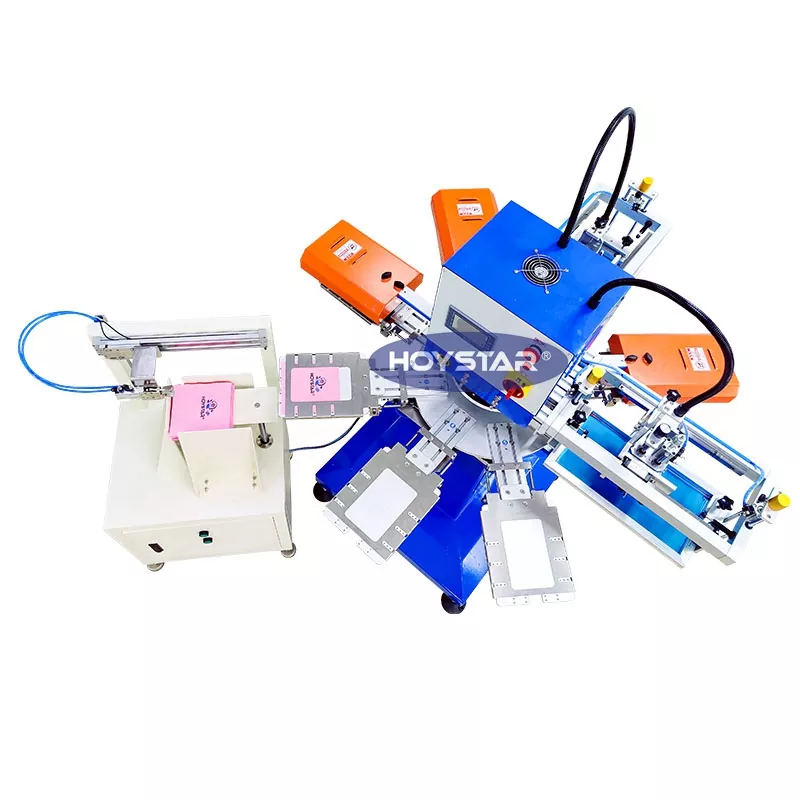 Automatyczna maszyna do sitodruku w 2 kolorach